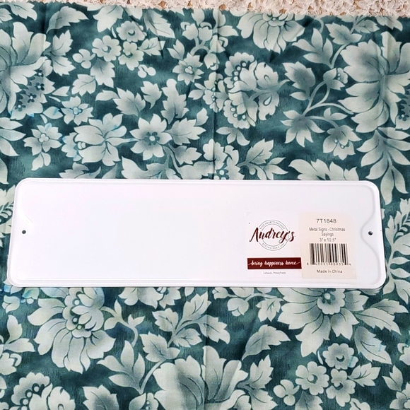 Christmas DECOR  "It's the most wonderful time of the year" Metal Tin Sign - Picture 5 of 8